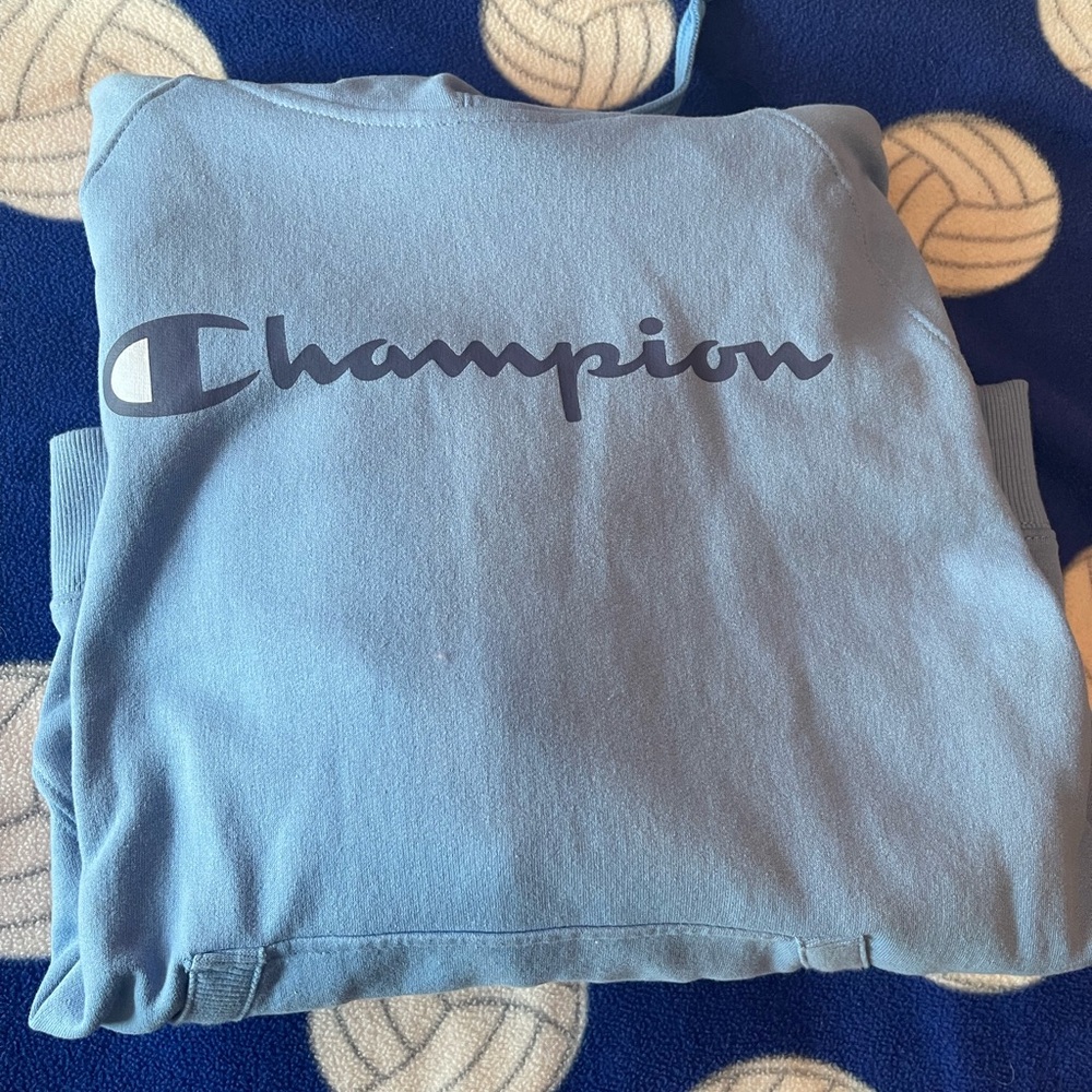 Blue Champion sweatshirt
